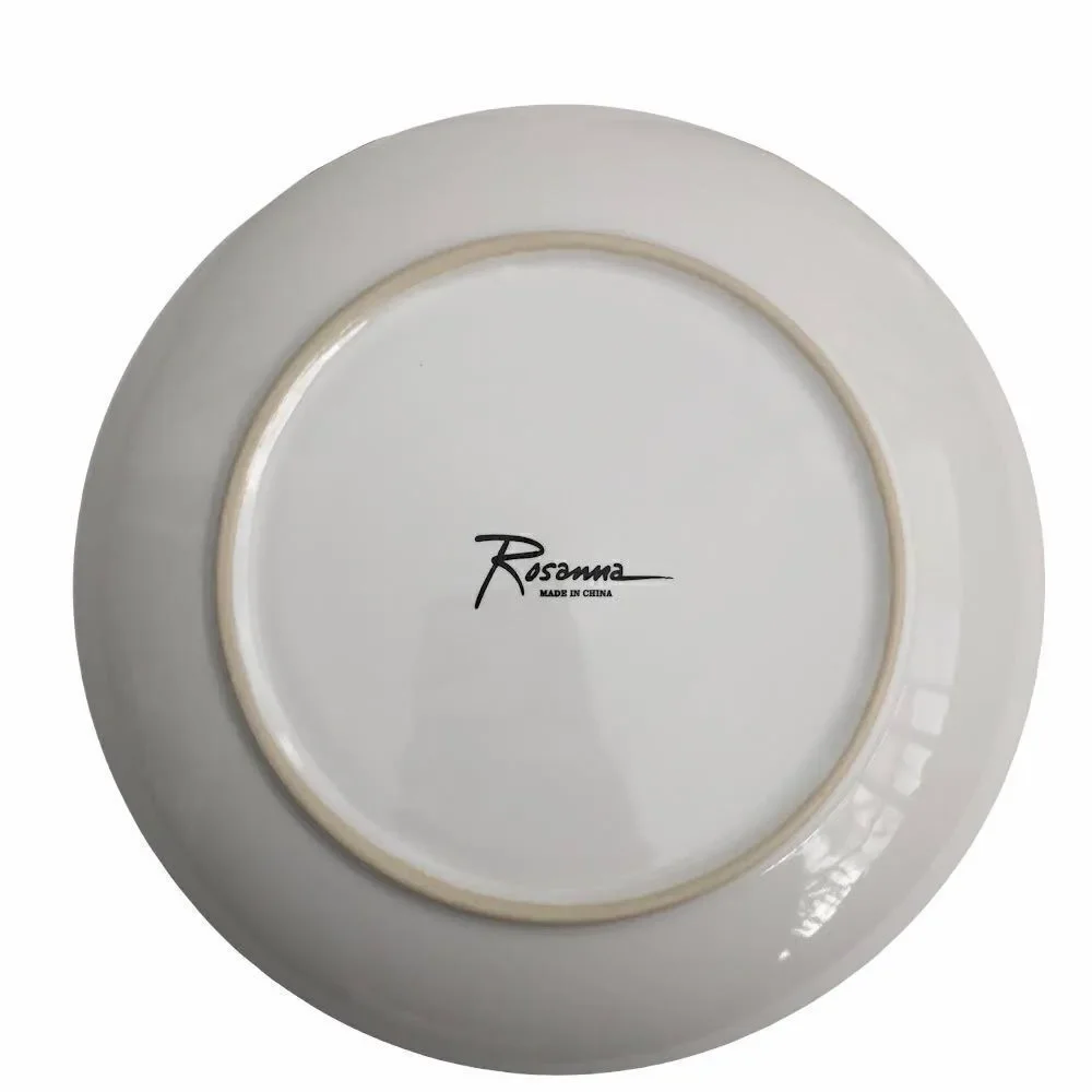 Rosanna (3) Salad Plates Roxanne Tres Chic